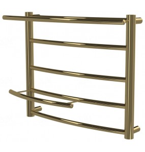 Золота рушникосушка Safo 5 драбинка 400x482, gold
