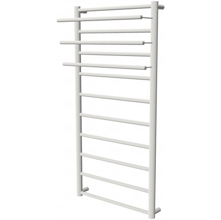 Біла сушарка для рушників Elegant 10 RAL9016 драбинка 1050x482, white