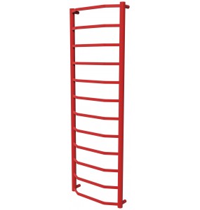 Рушникосушка Luxe 12 червона RAL3020 драбинка 1250x432, red