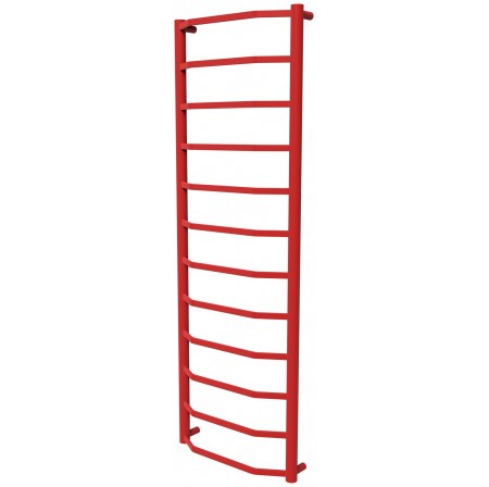 Рушникосушка Luxe 12 червона RAL3020 драбинка 1250x432, red
