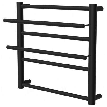Чорна рушникосушка Elegant 4 RAL9005 драбинка 450x432, black