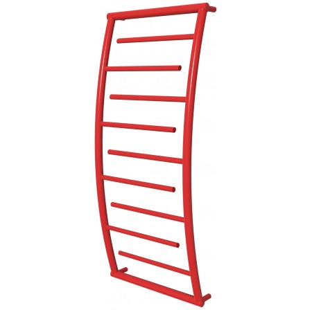 Рушникосушилка Atlantica 9 червона RAL3020 драбинка 1050x482, red