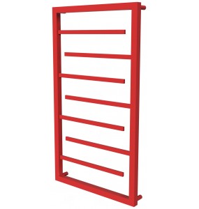 Рушникосушка Prestige 7 червона RAL3020 драбинка 850x530, red