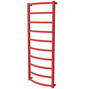 Червона рушникосушилка Elite 10 RAL3020 драбинка 1050x432, red