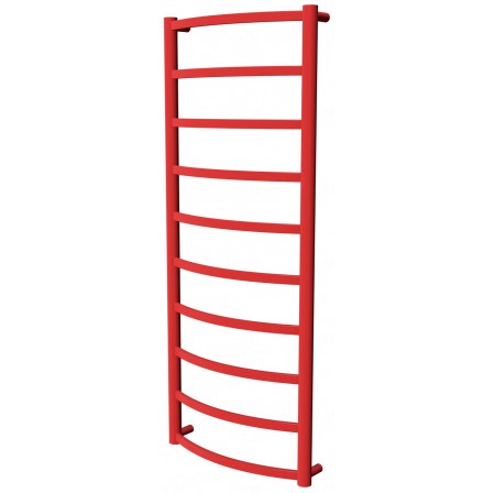 Червона рушникосушилка Elite 10 RAL3020 драбинка 1050x432, red