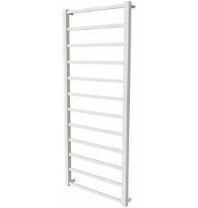 Біла рушникосушилка Quatro 12 RAL9016 драбинка 1250x530, white