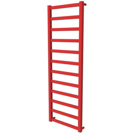 Червона рушникосушка Extra 12 RAL3020 драбинка 1250x430, red