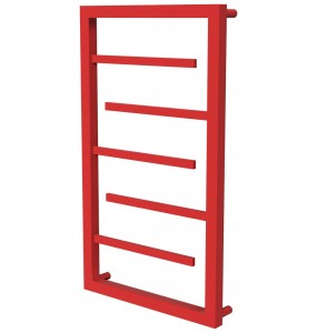 Сушарка для рушників Prestige 5 червона RAL3020 драбинка 650x430, red