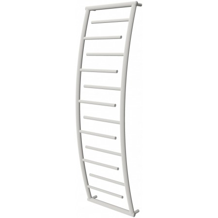 Біла рушникосушка Atlantica 12 RAL9016 драбинка 1350x432, white