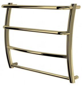 Золота рушникосушка Breeze 4 драбинка 450x532, gold