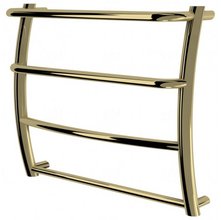 Золота рушникосушка Breeze 4 драбинка 450x532, gold