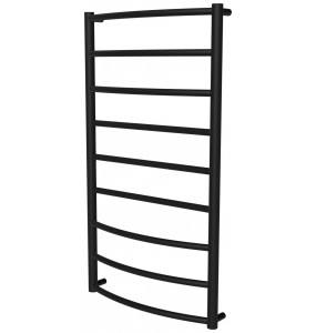 Чорна сушарка для рушників Classic 9 RAL9005 драбинка 950x532, black