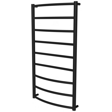 Чорна сушарка для рушників Classic 9 RAL9005 драбинка 950x532, black