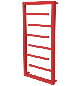 Червона сушарка для рушників Prestige 6 RAL3020 драбинка 750x430, red