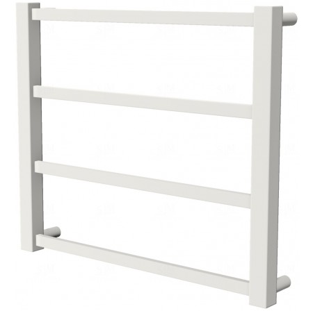 Біла сушарка для рушників Quatro 4 RAL9016 драбинка 450x530, white