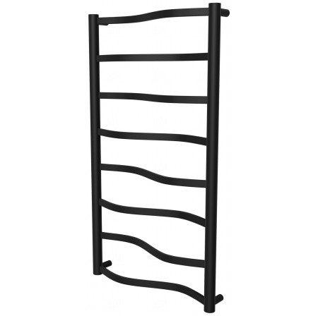 Рушникосушка Lagoon 8 чорна RAL9005 драбинка 850x482, black