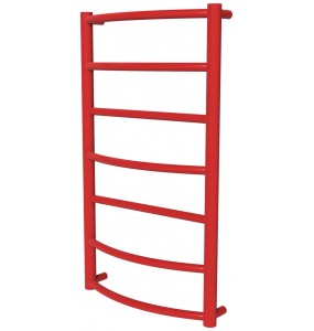 Червона рушникосушка Classic 7 RAL3020 драбинка 750x432, red