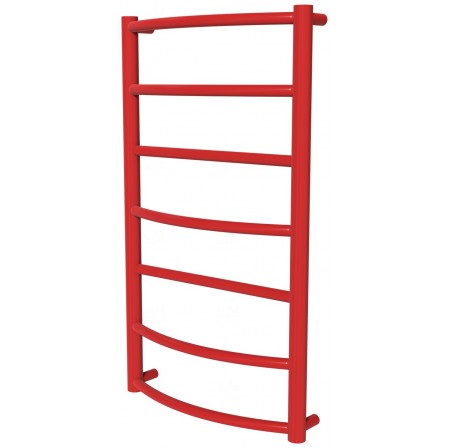 Червона рушникосушка Classic 7 RAL3020 драбинка 750x432, red
