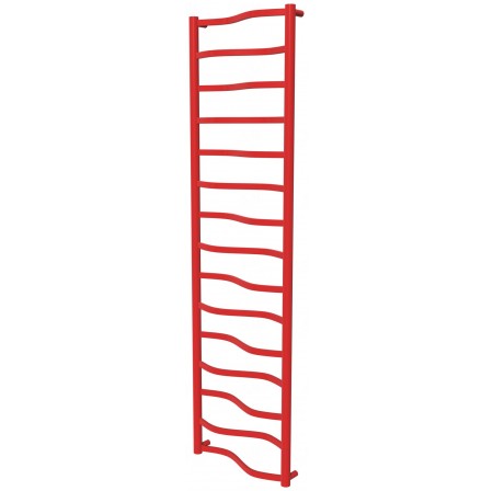 Червона сушка для рушників Lagoon 15 RAL3020 драбинка 1550x432, red