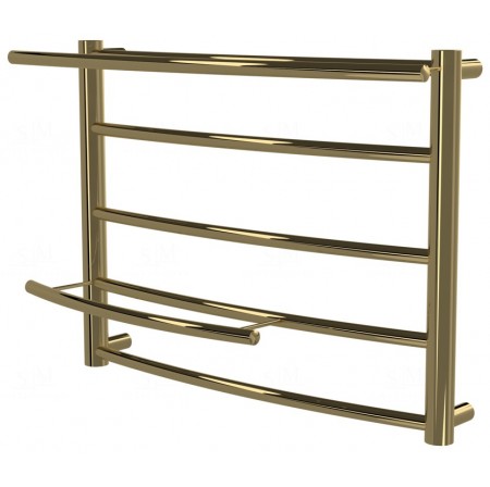 Золота рушникосушилка Safo 5 драбинка 400x532, gold