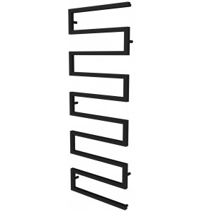 Сушка для рушників Ultra 9 чорна RAL9005 змійка 1530x550, black