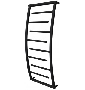 Чорна рушникосушка Atlantica 8 RAL9005 драбинка 950x432, black