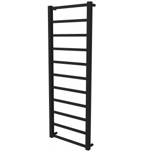 Чорна рушникосушка Quatro 11 RAL9005 драбинка 1150x430, black