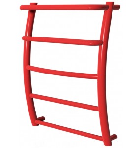 Червона сушарка для рушників Breeze 5 RAL3020 драбинка 550x432, red
