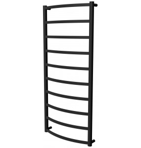 Сушарка для рушників Elite 10 чорна RAL9005 драбинка 1050x482, black