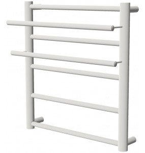 Біла рушникосушка Elegant 5 RAL9016 драбинка 550x432, white