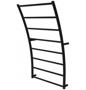 Сушарка для рушників Wave 8 чорна RAL9005 драбинка 840x475, black