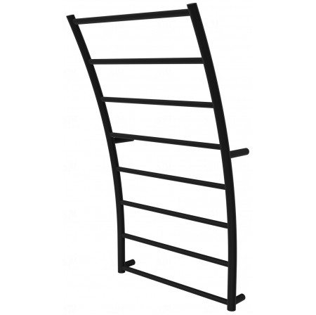 Сушарка для рушників Wave 8 чорна RAL9005 драбинка 840x475, black