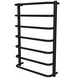 Сушка для рушників Modern 7 чорна RAL9005 драбинка 750x532, black